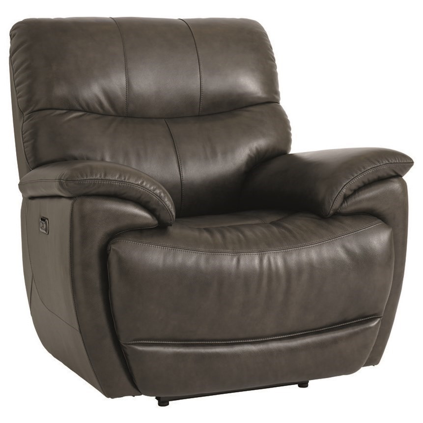 Bassett Brookville Casual Power Recliner with Power Headrest and USB